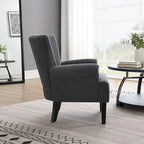 29   Fauteuil rembourré en mousse haute densité avec dossier cannelé