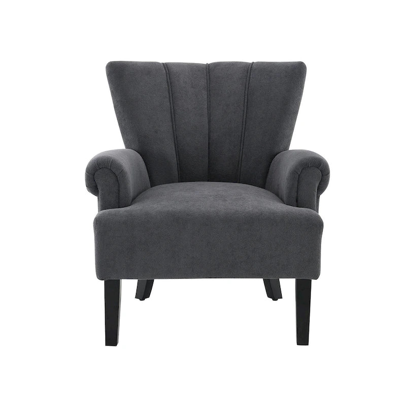 29   Fauteuil rembourré en mousse haute densité avec dossier cannelé
