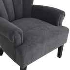 29   Fauteuil rembourré en mousse haute densité avec dossier cannelé