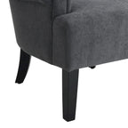 29   Fauteuil rembourré en mousse haute densité avec dossier cannelé