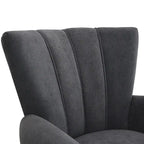29   Fauteuil rembourré en mousse haute densité avec dossier cannelé