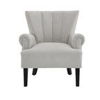 29   Fauteuil rembourré en mousse haute densité avec dossier cannelé