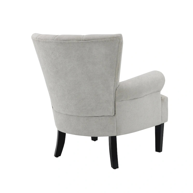 29   Fauteuil rembourré en mousse haute densité avec dossier cannelé