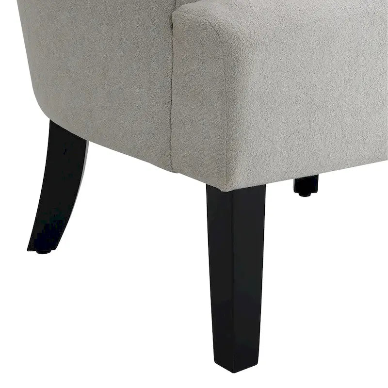 29   Fauteuil rembourré en mousse haute densité avec dossier cannelé