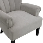 29   Fauteuil rembourré en mousse haute densité avec dossier cannelé