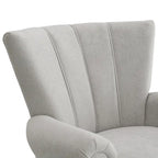 29   Fauteuil rembourré en mousse haute densité avec dossier cannelé