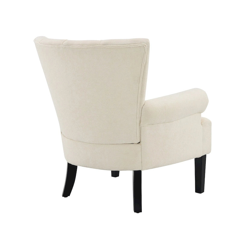 29   Fauteuil rembourré en mousse haute densité avec dossier cannelé