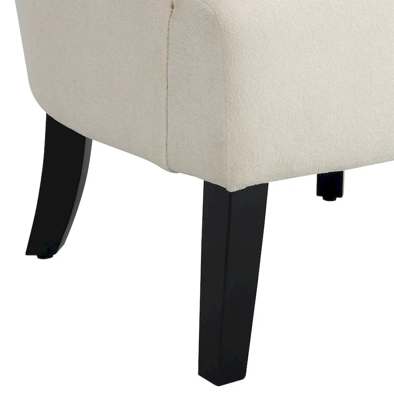 29   Fauteuil rembourré en mousse haute densité avec dossier cannelé