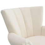 29   Fauteuil rembourré en mousse haute densité avec dossier cannelé