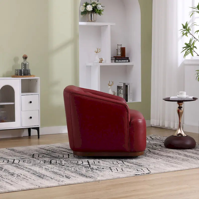 Fauteuil pivotant, fauteuil rond confortable, fauteuil club pivotant à 360 degrés, fauteuil de loisirs pour chambre d'enfant
