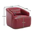 Fauteuil pivotant, fauteuil rond confortable, fauteuil club pivotant à 360 degrés, fauteuil de loisirs pour chambre d'enfant