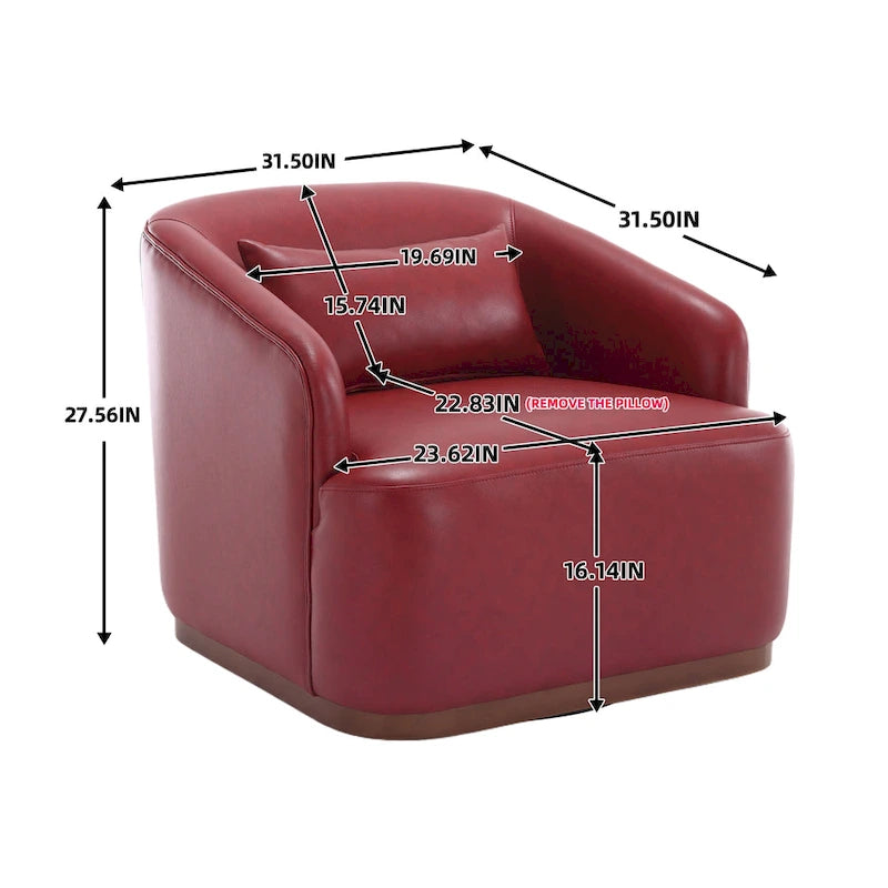 Fauteuil pivotant, fauteuil rond confortable, fauteuil club pivotant à 360 degrés, fauteuil de loisirs pour chambre d'enfant
