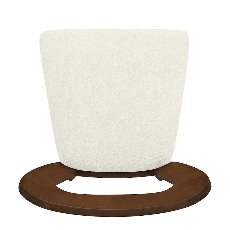 - Chaises de salle à manger modernes rembourrées Ethan (lot de 2) avec dossier ouvert