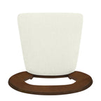 - Chaises de salle à manger modernes rembourrées Ethan (lot de 2) avec dossier ouvert