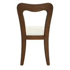 - Chaises de salle à manger modernes rembourrées Ethan (lot de 2) avec dossier ouvert