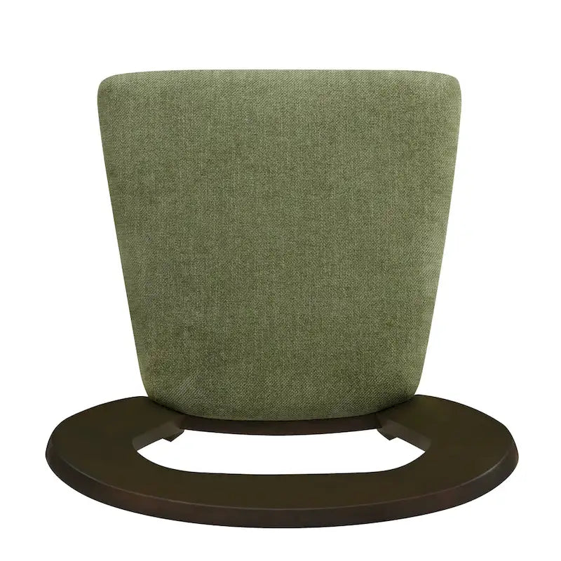 - Chaises de salle à manger modernes rembourrées Ethan (lot de 2) avec dossier ouvert