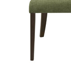 - Chaises de salle à manger modernes rembourrées Ethan (lot de 2) avec dossier ouvert
