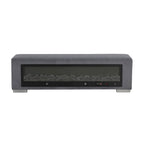 Banc Goffney Chenille avec simulateur de cheminée et audio Bluetooth