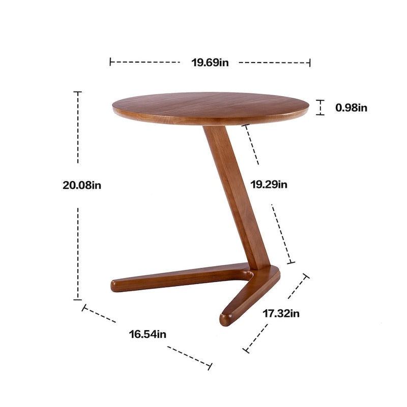 Lot de 2 fauteuils d'appoint modernes du milieu du siècle avec table d'appoint
