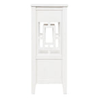 36 Table console en pin rustique, table d'entrée/arrière de canapé avec 4 tiroirs et 1 étagère de rangement