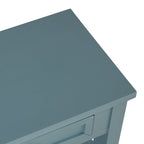 36 Table console en pin rustique, table d'entrée/arrière de canapé avec 4 tiroirs et 1 étagère de rangement