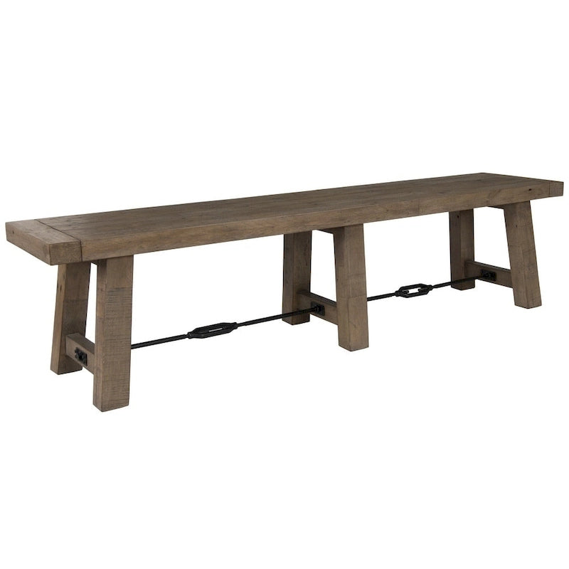 Banc Pallero en pin recyclé de 72 po