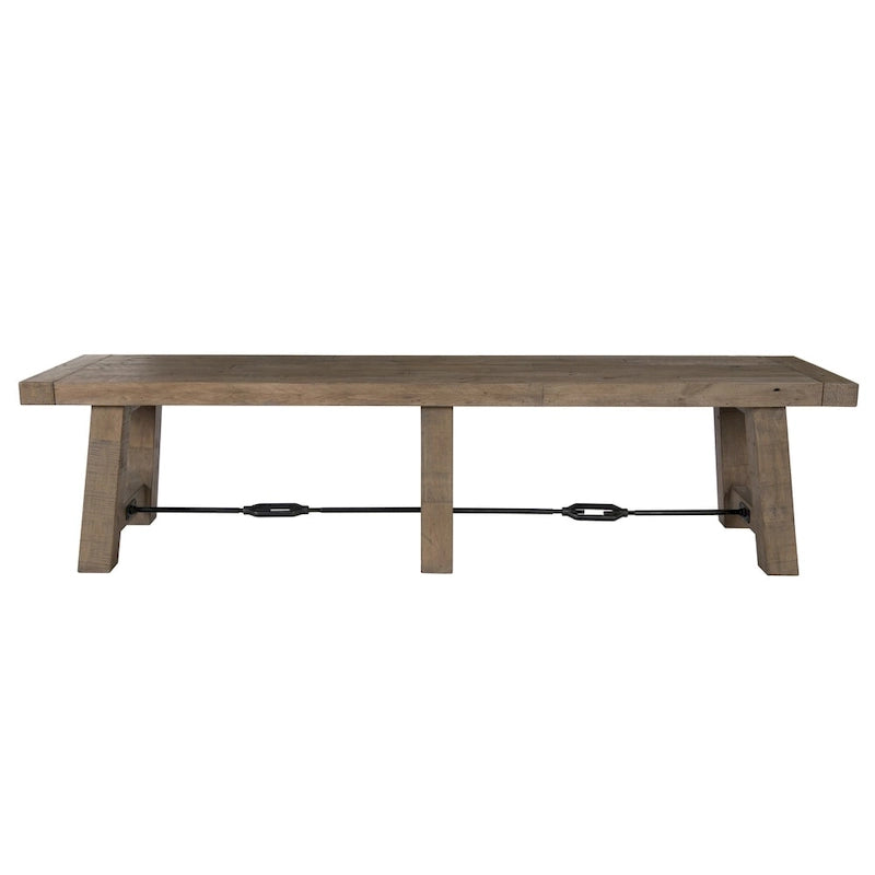 Banc Pallero en pin recyclé de 72 po