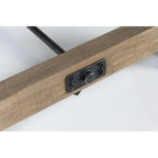 Banc Pallero en pin recyclé de 72 po