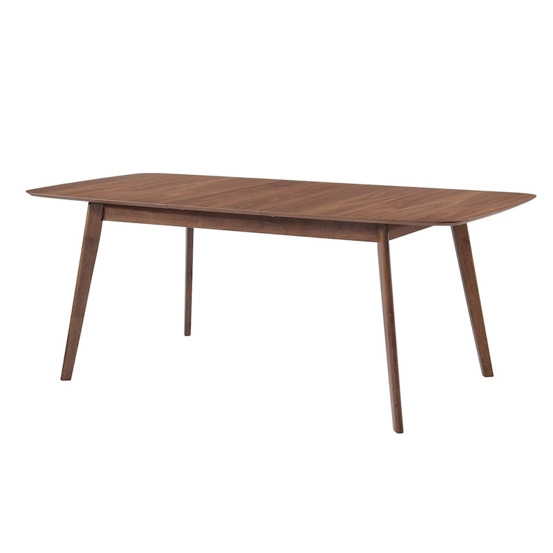 Table à manger rectangulaire en noyer naturel