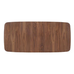 Table à manger rectangulaire en noyer naturel
