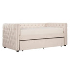 Lit de repos capitonné Knightsbridge Twin Tufted Nailhead par iNSPIRE Q Artisan