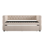 Lit de repos capitonné Knightsbridge Twin Tufted Nailhead par iNSPIRE Q Artisan