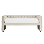 Lit de repos capitonné Knightsbridge Twin Tufted Nailhead par iNSPIRE Q Artisan