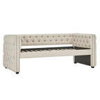 Lit de repos capitonné Knightsbridge Twin Tufted Nailhead par iNSPIRE Q Artisan