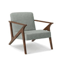 Fauteuil d'appoint rembourré Grove MCM en bois
