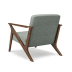 Fauteuil d'appoint rembourré Grove MCM en bois