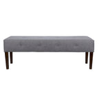 Banc d'intérieur rembourré touffeté Lauren Transitional pour salon