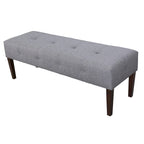 Banc d'intérieur rembourré touffeté Lauren Transitional pour salon