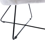 Corvus Rowen Fauteuil d'appoint moderne en polaire avec accoudoirs