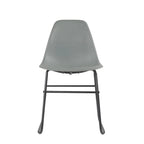 Chaises de salle à manger sans accoudoirs modernes Alivia avec pieds en fer (lot de 2)