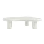 Table basse nuage, décor de table basse moderne irrégulière avec 4 pieds
