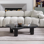 Table basse nuage, décor de table basse moderne irrégulière avec 4 pieds