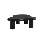 Table basse nuage, décor de table basse moderne irrégulière avec 4 pieds