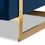 Fauteuil en velours Bryson Glam
