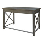 Bureau Hillsboro finition gris patiné