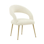 Chaise de salle à manger Rocco Boucle