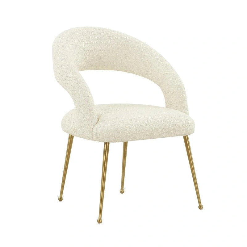 Chaise de salle à manger Rocco Boucle