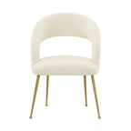 Chaise de salle à manger Rocco Boucle