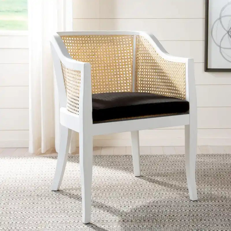 Chaise de salle à manger Velva en rotin - 23.8 x 23.2 x 32.1 - 24Lx23Px32H