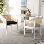 Chaise de salle à manger Velva en rotin - 23.8 x 23.2 x 32.1 - 24Lx23Px32H